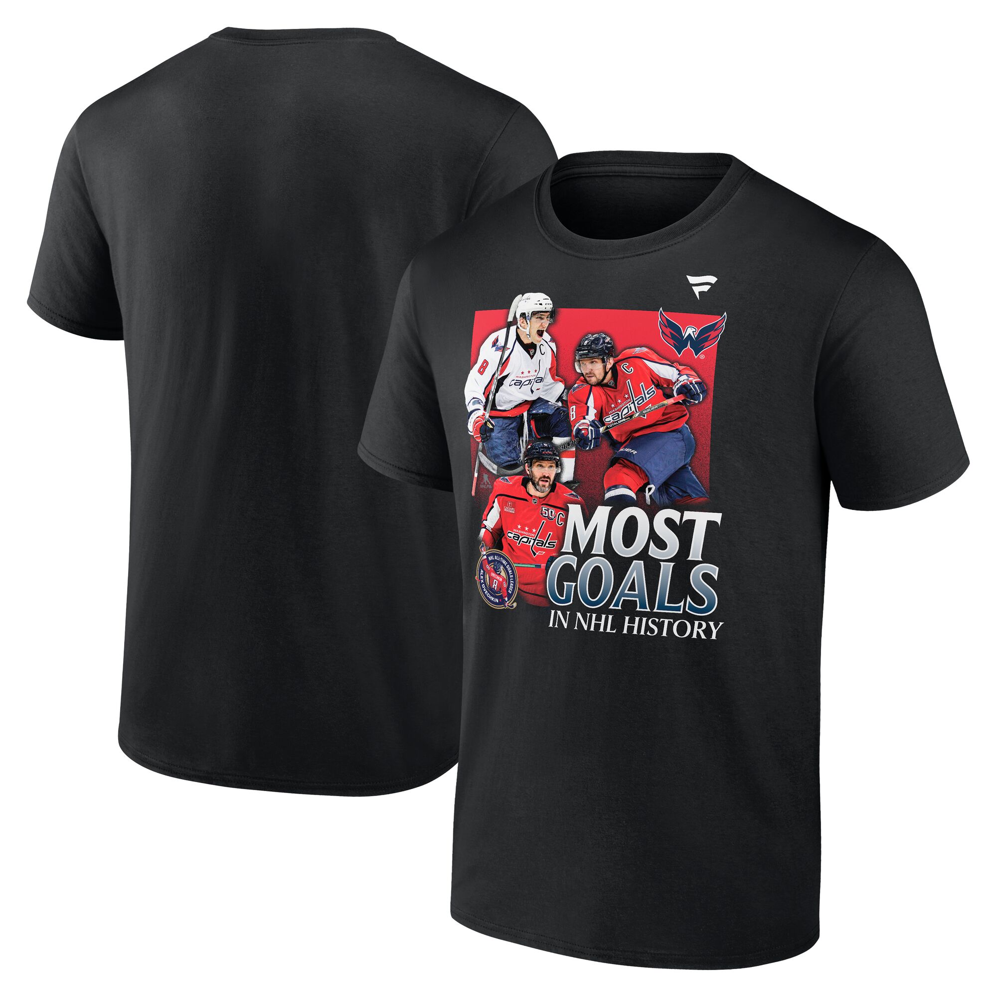 Washington Capitals Alexander Ovechkin Evolution Of 8 T-Shirt Image