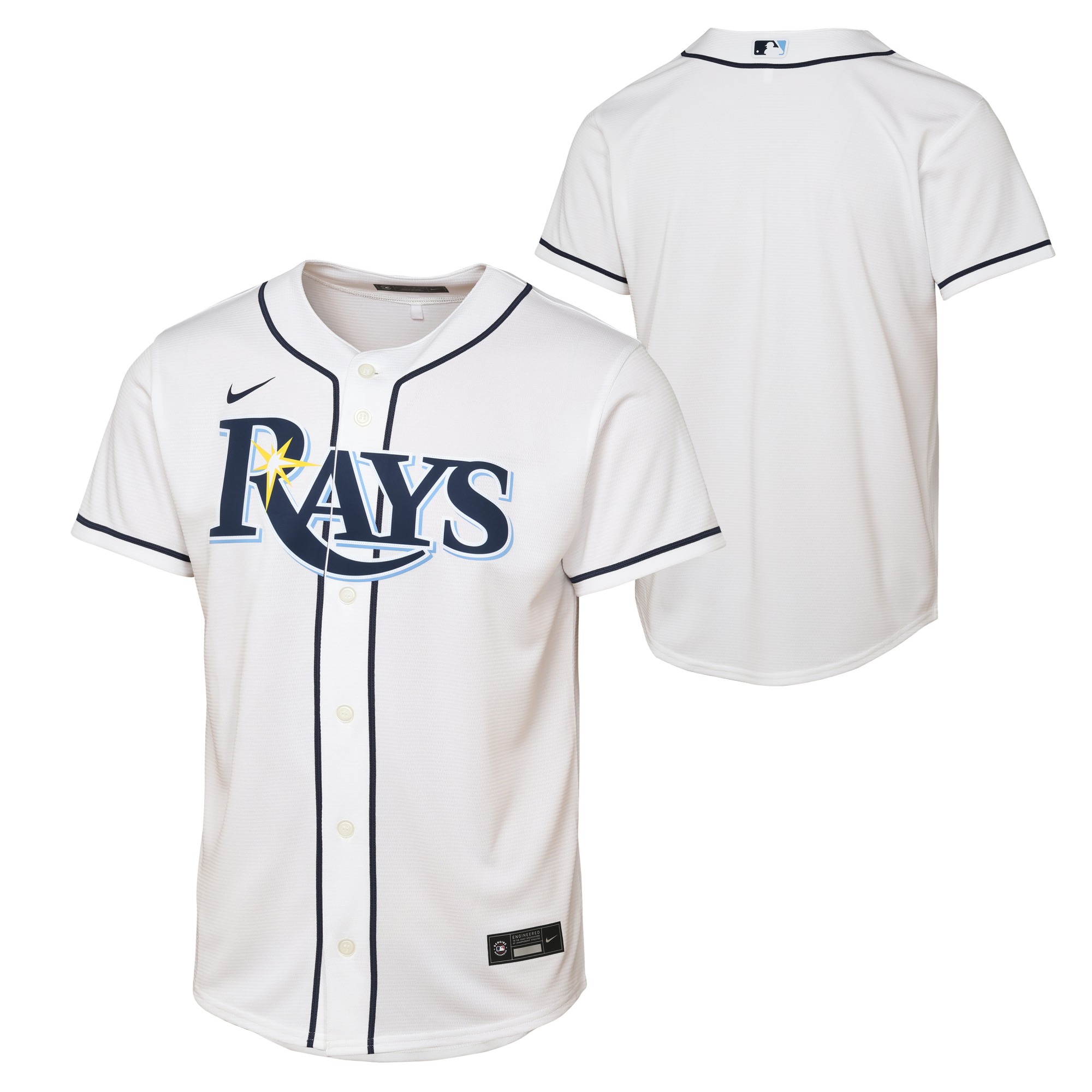 Offizielles Nike-Heimtrikot der Tampa Bay Rays – Jugendliche Image