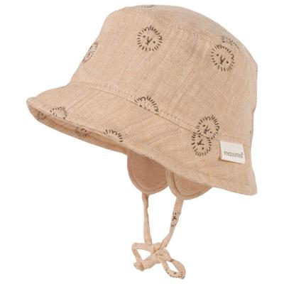 maximo - Baby's Hütchen Musselin Band Ohrenkl. Futter - Hut Gr 45 cm beige Image