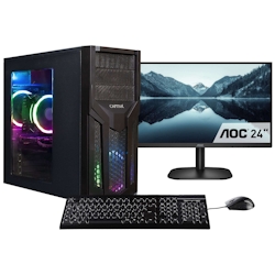 Captiva PC Power Starter R80-018 TFT Bundle (Ryzen 7 5700G/SSD 1TB/16GB/DVD-RW/WLAN/w/o OS)