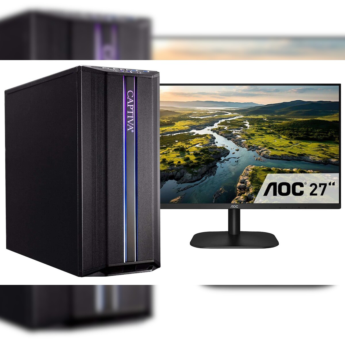 Captiva PC Power Starter I72-066 TFT Bundle (i7-12700/SSD 500GB/16GB/WLAN/w/o OS) Image