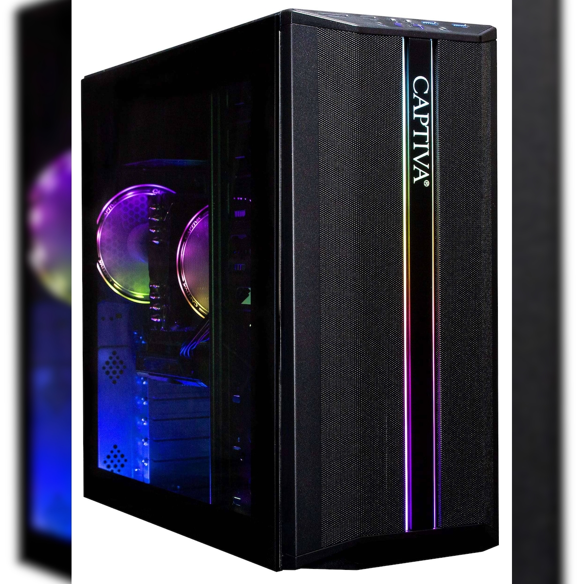 Captiva PC Advanced Gam. R74-927 (Ryzen 7 5800X/RX7600 8GB GDDR6/SSD 500GB/16GB/WLAN/w/o OS)