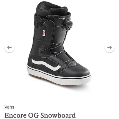 Vans Shoes | Vans Encore Og Snowboard Boots | Color: Black/White | Size: 7