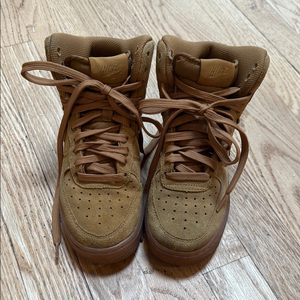 Nike Shoes | Boys Nike Air Force I | Color: Brown | Size: 3.5b