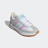 Sneaker ADIDAS SPORTSWEAR, Gr. 38,5, cloud weiß, bliss lila, halo mint, Textil, Leder, sportlich, Schuhe