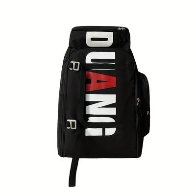 TEMU Stylish Large-capacity Backpack With Multiple Pockets - Long Trips, Hiking & Camping, Adjustable Straps, Nylon, For Spring Image