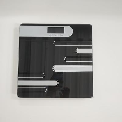 TEMU 1pc Sleek Body Weight Scale With Lcd Display - Precision Floor-standing , Battery-powered (36v & Under), Ideal For Bathroom Use