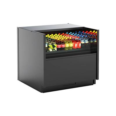 Structural Concepts C33R-UC-E3 35 5/8" Oasis Vertical Open Air Cooler w/ 1 Level, Black, 110-120v