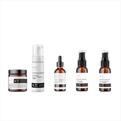 oxy8 Naturkosmetik - Set gegen Altersflecken & Pigmentstörungen. Gleicht den Hautton aus 380 ml Kombipackung Image
