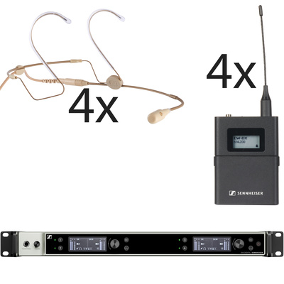 Sennheiser EW-DX HSP4 4 Dante Set S2-10