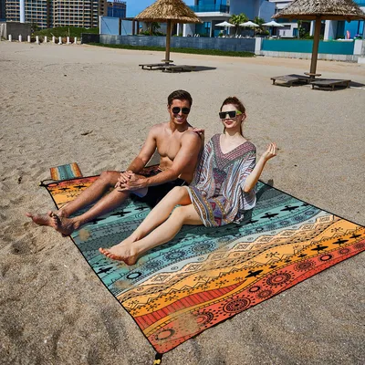 Amazon Hot Selling Water-repellent Beach Mat Portable Moisture-proof Mat Outdoor Picnic Mat Camping