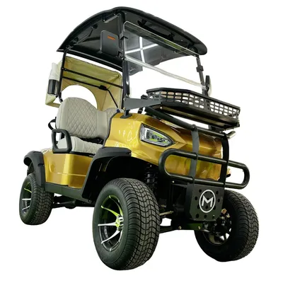 MMC 60v 72v Lithium Battery Road Legal Buggy Powered Golf Push Cart 2 Seater Village Utility Vintage