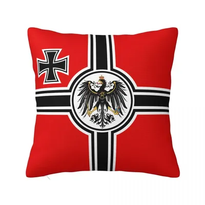 Deutsches DK Reich Reich der Flagge Kissenbezüge Polyester Wohnzimmer Deutschland stolzer Image
