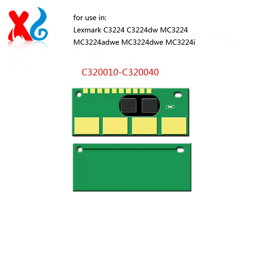1,5K Universal Toner Chip C320010 Für Lexmark C3224 C3224dw MC3224 MC3224adwe MC3224dwe MC3224i EUR NA 1,5K Image