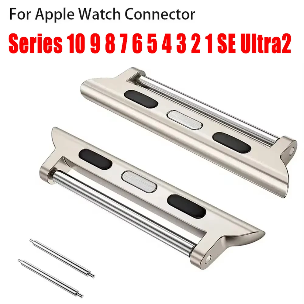 Armbandanschluss für Apple Watch Ultra 2 49 mm 45 mm 44 mm 42 mm 46 mm Adapter für IWatch Ultra Serie 10 9 8 7 6 5 Breite Riemen Image