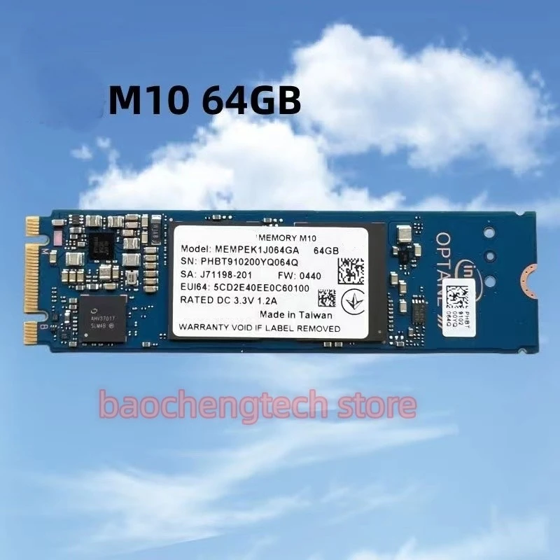 Neue SSD M10 64G 32G 2280 M.2 Solid StateMemory Acceleration Cache nvme 16 GB für Intel Aoteng Generation 2 Notebook Drive Image