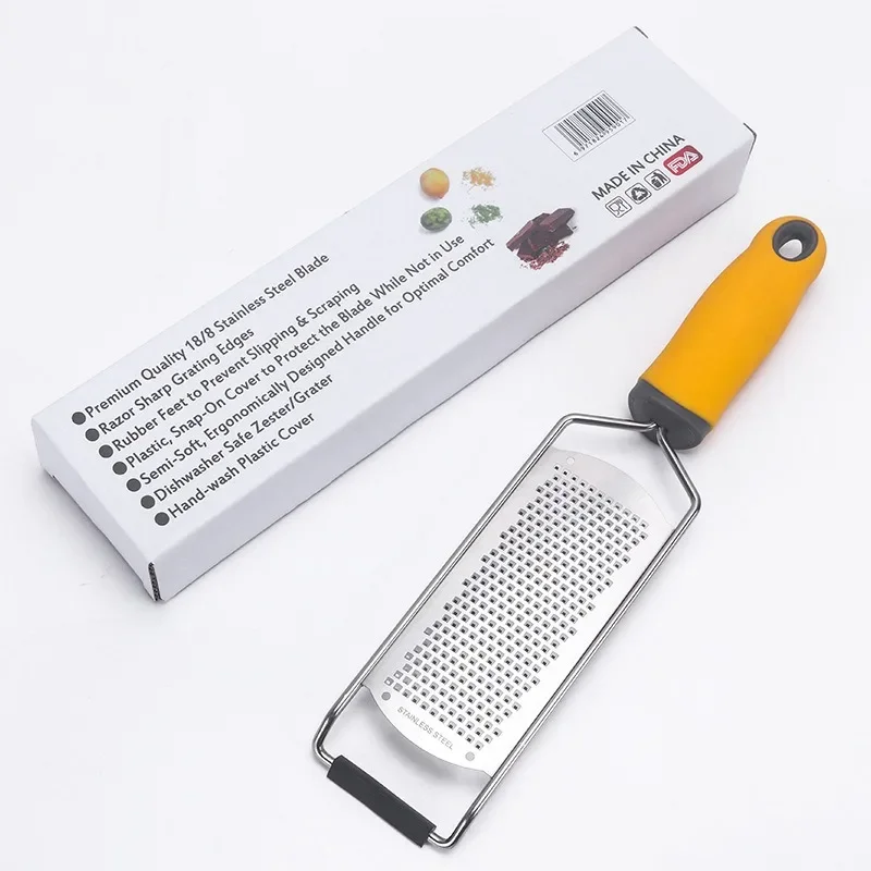 Käsereibe Mehrzweck Edelstahl scharfes Gemüse Obst Werkzeug Käse Hobel Käse messer Küchen zubehör Image
