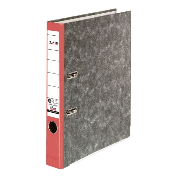 Falken Ordner A4 »Recycling Wolkenmarmor« 5 cm grau, 31.8 cm Image