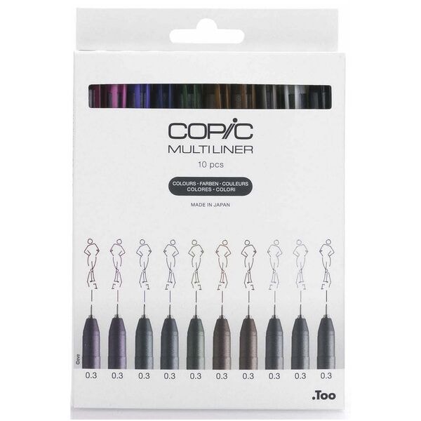 COPIC Fineliner-Set »Multiliner Color« 0,3 mm Image