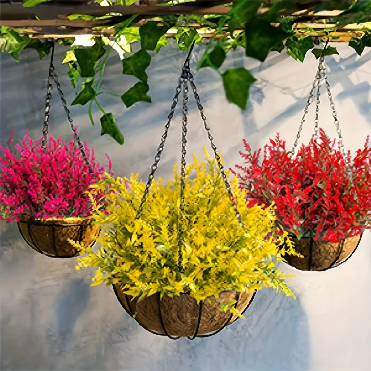 12/24/36 Stück künstliche Lavendel für verschiedene Raumarten, Blumentöpfe nicht im Lieferumfang enthalten, für Zuhause, Außengärten, Hochzeiten, Hotels, Büros