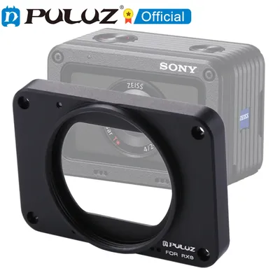 PULUZ Case for Sony RX0 / RX0 II Aluminum Alloy Front Panel + 37mm UV Filter Lens + Lens Sunshade