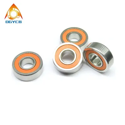 10pcs SMR125C 2OS Hybrid Ceramic Bearing 5x12x4 SM125 2RS Ceramic Bearing 5*12*4 Reel Bearing