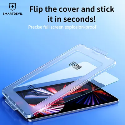SmartDevil Tempered Glass Film for iPad Pro 11 inch iPad Air 5 iPad Air 4 HD Screen Protector Film