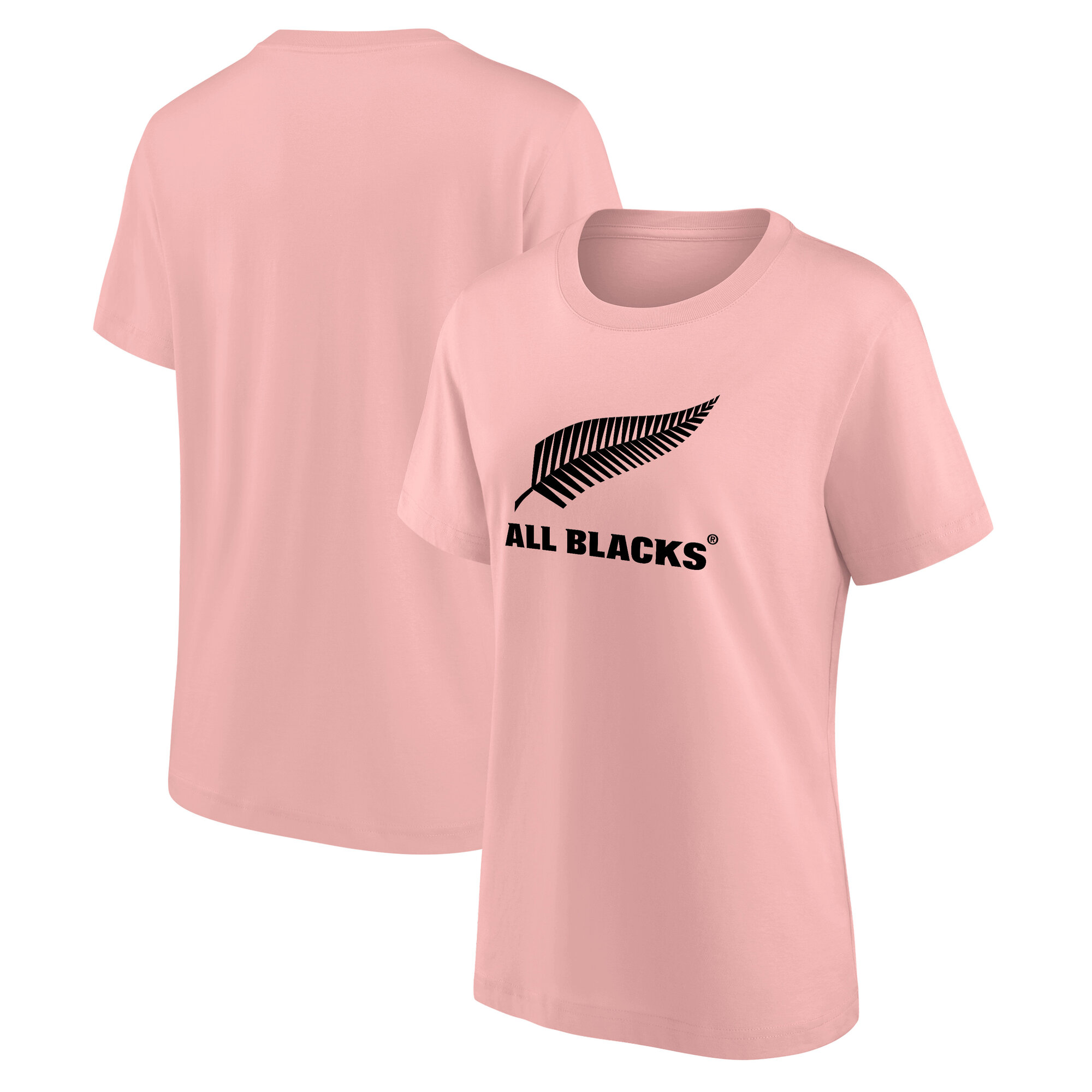 All Blacks T-Shirt mit primärem Logo und Grafik – Rosa – Damen Image