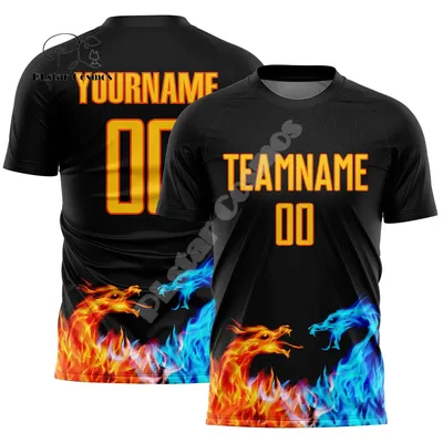 Custom Name Gradient Graffiti Soccer Jersey Football Vintage Retro 3DPrint Harajuku Summer Streetwear Short Sleeves T-Shirts A11