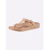 Pantolette CASUAL LOOKS, Gr. 37, braun (bronzefarben), sportlich, Schuhe