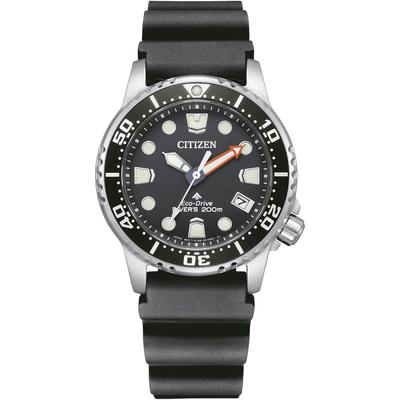 Taucheruhr CITIZEN "Promaster Eco-Drive Diver", schwarz, Armbanduhren, Armbanduhr, Damenuhr, Solar, bis 20 bar wasserdicht Image