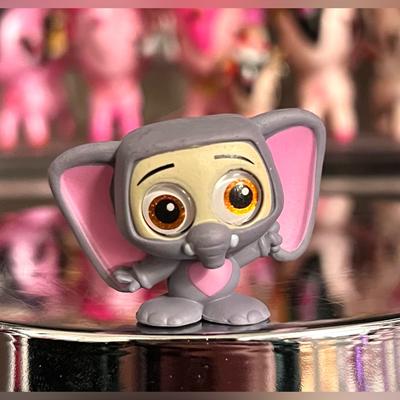Disney Toys | Disney Zootopia Finnick Elephant Suit Doorables Series 9 Collectible Mini Figure | Color: Gray/Pink | Size: One Size