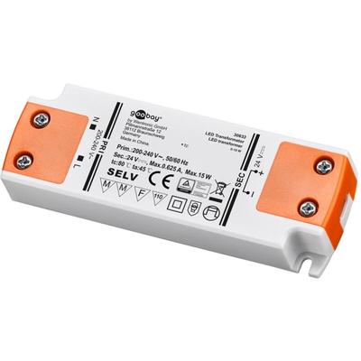 LED-Trafo 24 v (dc), 15 w, für LEDs bis 15 w Gesamtlast und Gleichspannung von 24 v (dc). Image