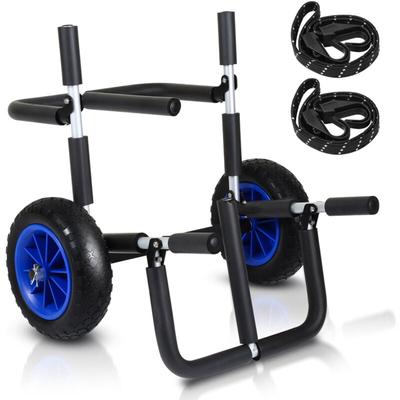 Klappbarer Doppel Transportwagen für 2 sup Board Surfbrett Wasserski bis 80kg mit PolyurethanReifen Image