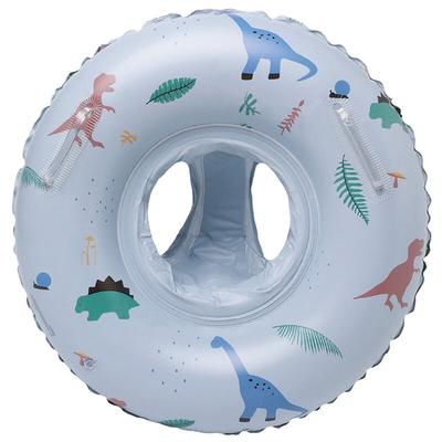 Baby-Schwimmring, aufblasbarer Dinosaurier-Poolschwimmer mit Sitz, lustiges Wasserspielzeug-Zubehör Image