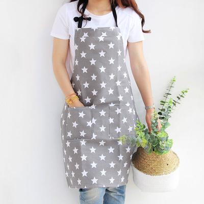 Alovez - Küchenschürze für Damen, Baumwoll-Canvas, Kochschürze für Erwachsene, Mädchen, Frauen, Image