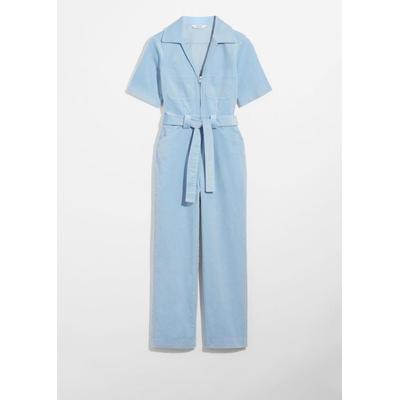 Belted Corduroy Jumpsuit - Blue - & Other Stories Jumpsuits