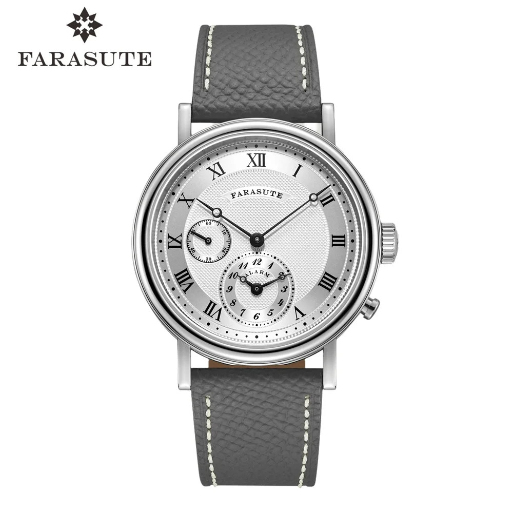 FARASUTE Retro Luxus Wecker Quarzuhr Männer Wasserdichte Nachtlicht Armbanduhr Casual Sapphire Edelstahl Männlich Reloj Image