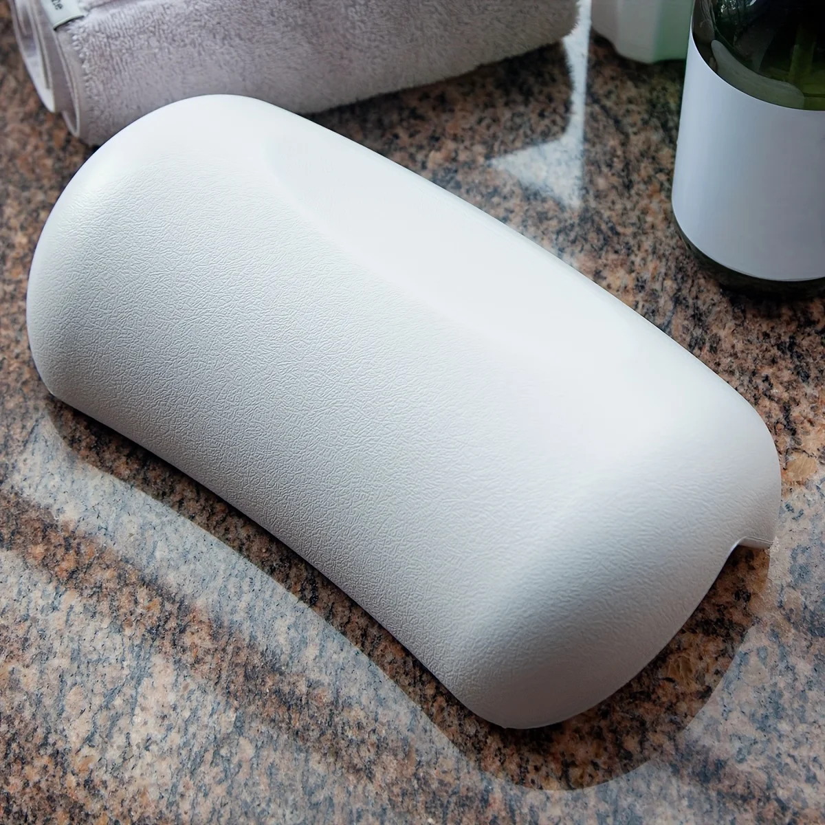 Wasserdichtes, rutschfestes Spa-Badekissen für Whirlpool – mit Memory-Schaum gepolstertes Kopf- und Rückenkissen mit Saugnäpfen, bequeme Badewanne