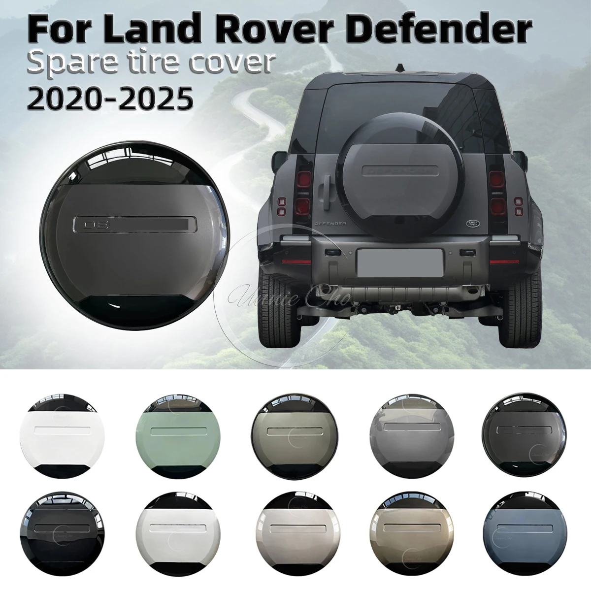 Für Defender Reifenabdeckung 90 110 130 2020–2025, ABS-Schutz-Reserveradgehäuse für Land Rover Defender 110 Zubehör Image