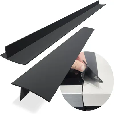 Stove Counter Gap Cover Kitchen Silicone Heat Resistant Mat Gas Stove Protector Slit Cleaning Pad