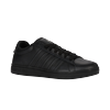 Sneaker K-SWISS "COURT TIEBREAK II", Gr. 43, schwarz (schwarz, schwarz, schwarz), Leder, sportlich, Schuhe