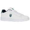 Sneaker K-SWISS "COURT SHIELD II", Gr. 44, weiß, rain forest, peacoat, Leder, sportlich, Schuhe