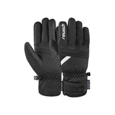 Skihandschuhe REUSCH "Baldo R-TEX XT", Damen, Gr. 9, schwarz-weiß (schwarz, weiß), 80% Polyester, 19% Polyurethan, 1% Elasthan, mehrfarbig, klassisch, Handschuhe, warm und wasserdicht Image