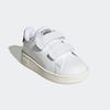 Sneaker ADIDAS SPORTSWEAR "ADVANTAGE LIFESTYLE COURT TWO HOOK-AND-LOOP", Kinder, Gr. 24, weiß (cloud weiß, legend ink, cloud weiß), Synthetik, sportlich, Schuhe, Design auf den Spuren des adidas Stan Smith