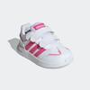 Klettschuh ADIDAS SPORTSWEAR "TENSAUR SWITCH KIDS", Gr. 25, cloud weiß, pulse magenta, bliss pink, Synthetik, Textil, sportlich, Schuhe, für Kinder