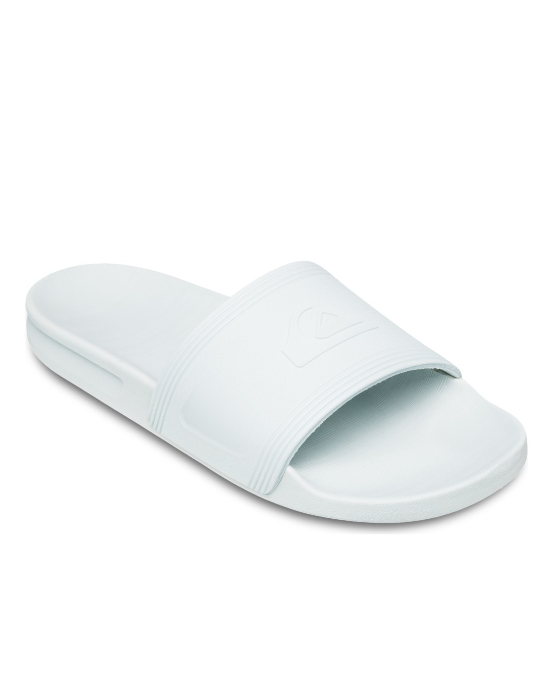 Sandale QUIKSILVER "Dockyard", Herren, Gr. 12(45), blau (ice flow), Obermaterial: Synthetikmaterial / Futter: Textil / Außensohle: EVA, Schuhe Sandale