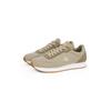 Sneaker CALVIN KLEIN JEANS "RUNNER SOCK LACEUP MG CANVAS", Herren, Gr. 42, taupe, khaki, Textil, sportlich, Schuhe, Freizeitschuh, Halbschuh, Schnürschuh in klassischer Optik