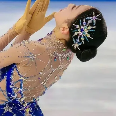 Figure Skating Artistic Gymnastics Grading Kosten Children Adult Custom Headwear Headflower
