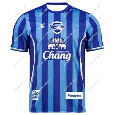 New 2024-25 Summer Men's Thai Football Shirt Chonburi 3D Printed Jersey Comfortable and Breathable